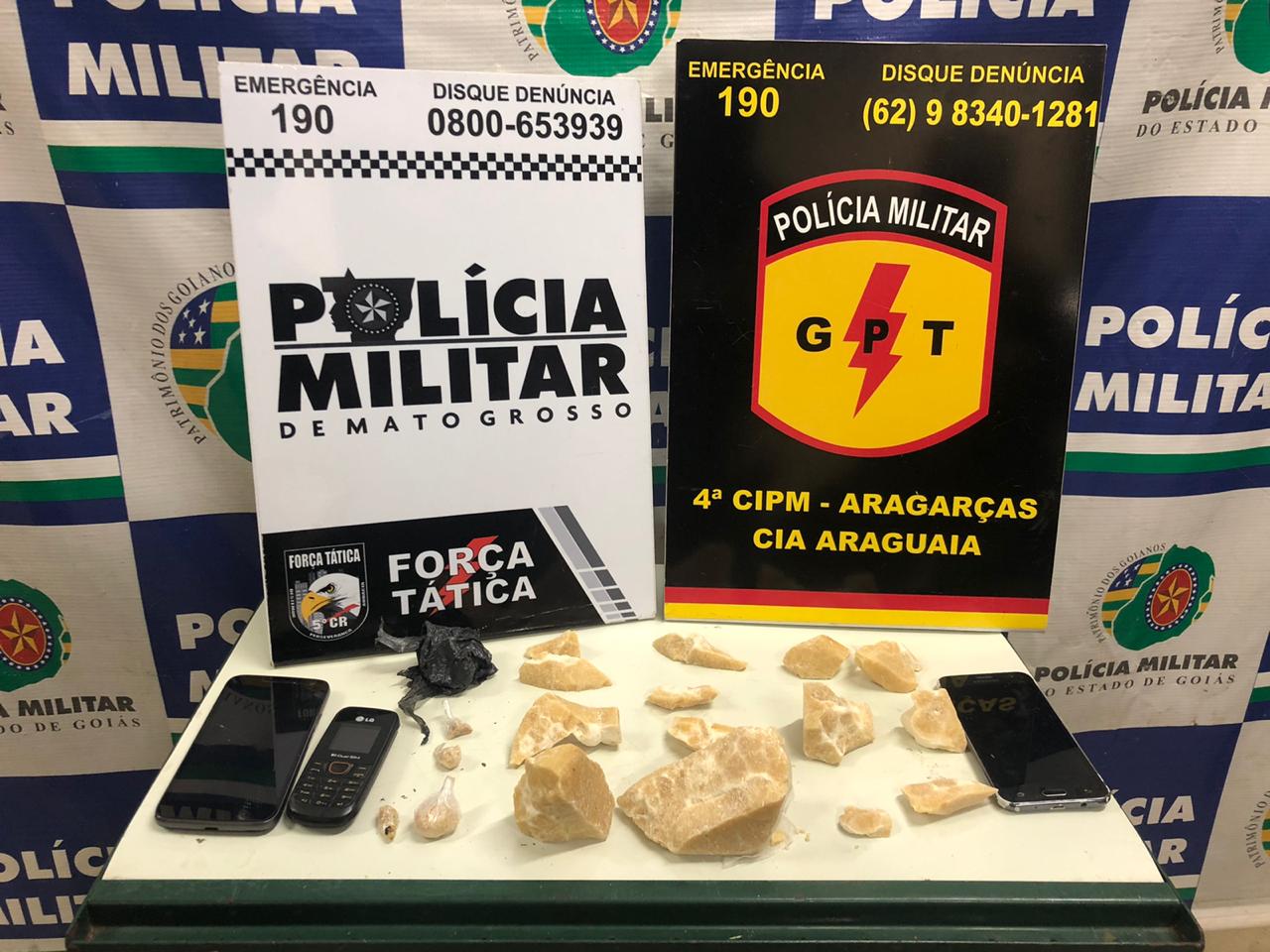 Photo of ARAGARÇAS-AÇÃO INTEGRADA APREENDE DROGAS E PRENDE TRAFICANTE