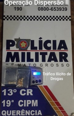 Photo of QUERÊNCIA-PM prende suspeito com 18 pedras de cocaína