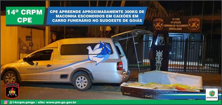 Photo of JATAÍ-GO * POLÍCIA DESCOBRE CAIXÕES COM “VÍTIMAS DO COVID-19” QUE ESTAVAM COM 300 QUILOS DE MACONHA
