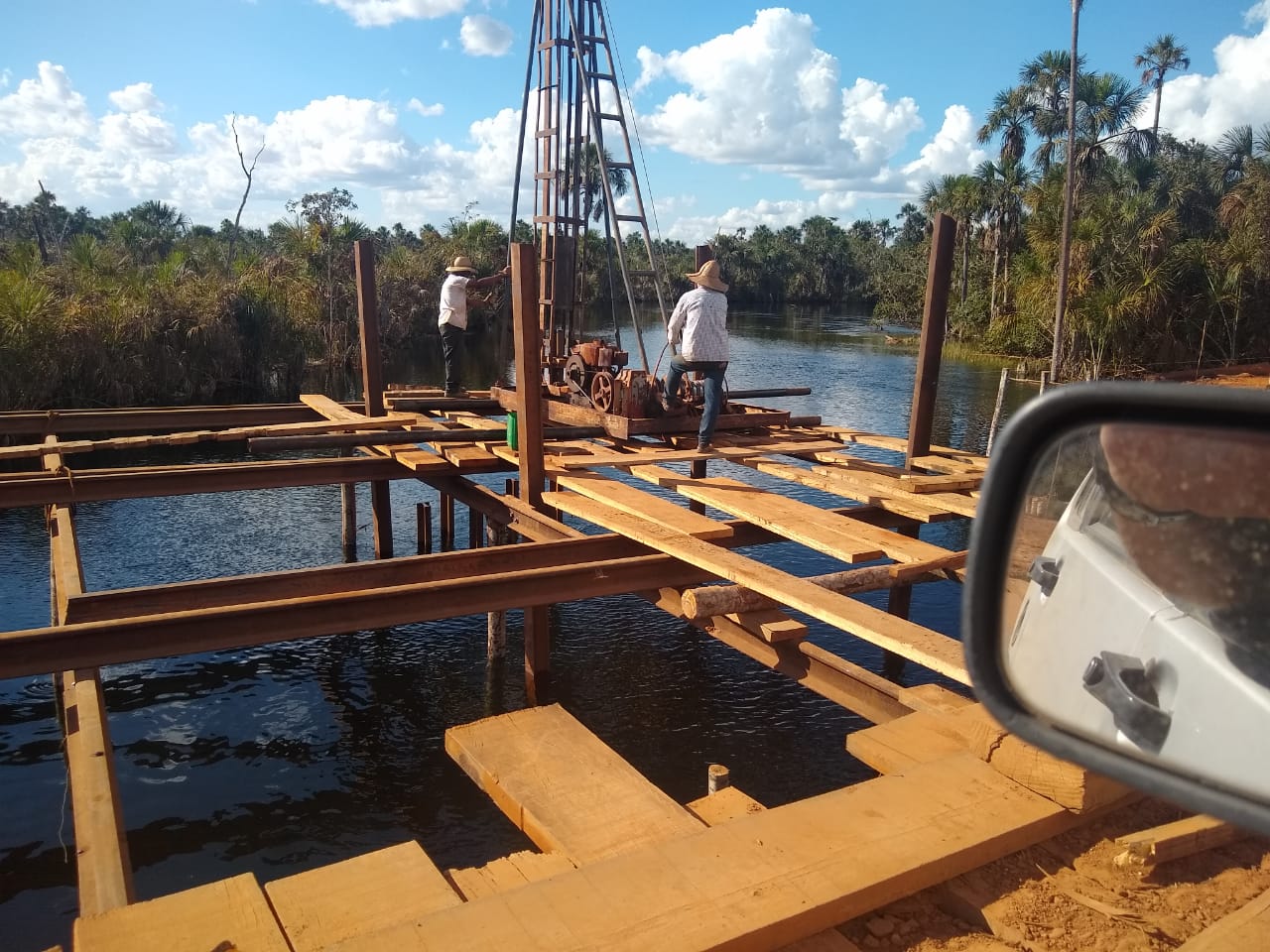 Photo of QUERÊNCIA- Acompanhe as fotos da construção da ponte sobre o Rio Darro