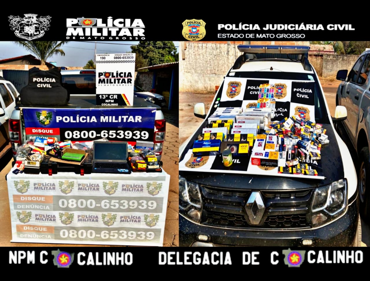 Photo of Cocalinho- Ação Integrada entre Polícia Militar e Polícia Civil resulta na prisão do suspeito e recupera objetos furtados