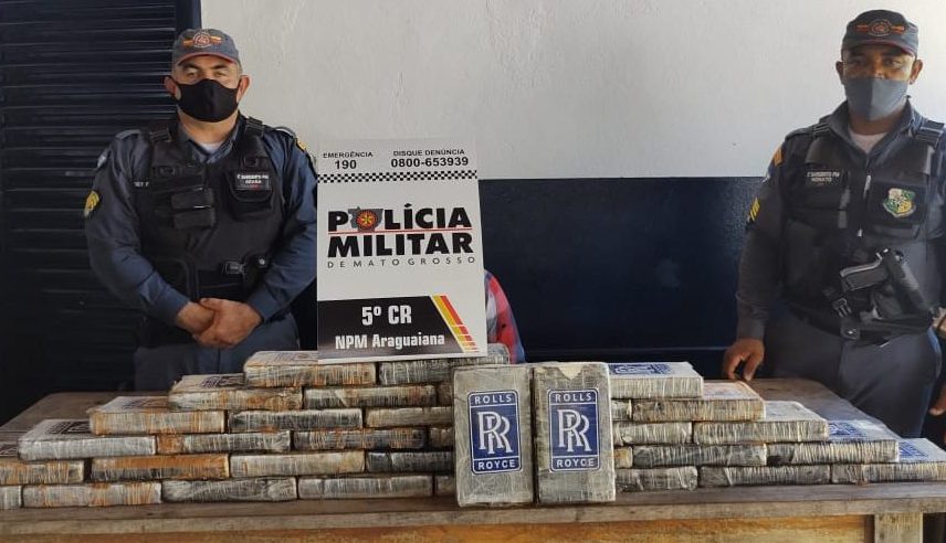 Photo of Polícia Militar de Araguaiana apreende cerca de R$ 2 milhões em cocaína