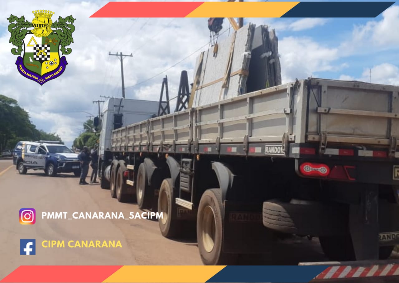 Photo of Caminhão com carga de granito retirado da Sefaz em Barra sem autorização, é apreendido em Canarana