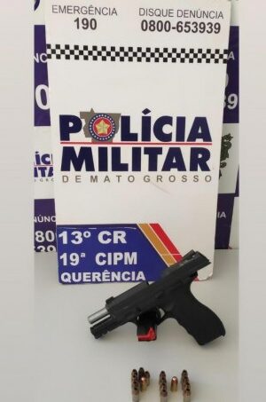 Photo of Querência- Em ocorrência de desacordo comercial PM encontra arma de fogo