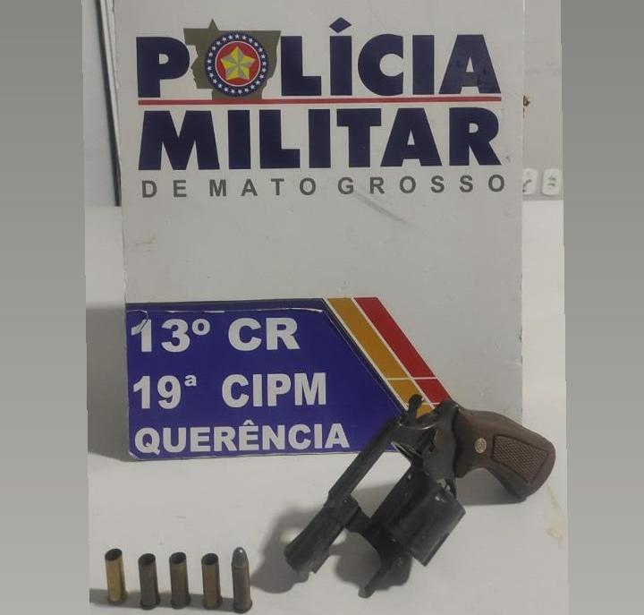 Photo of Querência- PM prende suspeito por porte ilegal de arma de fogo
