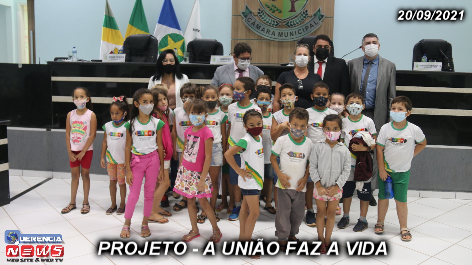 Photo of Querência- Projeto “A União Faz a Vida” alunos fazem visita à Câmara de Vereadores
