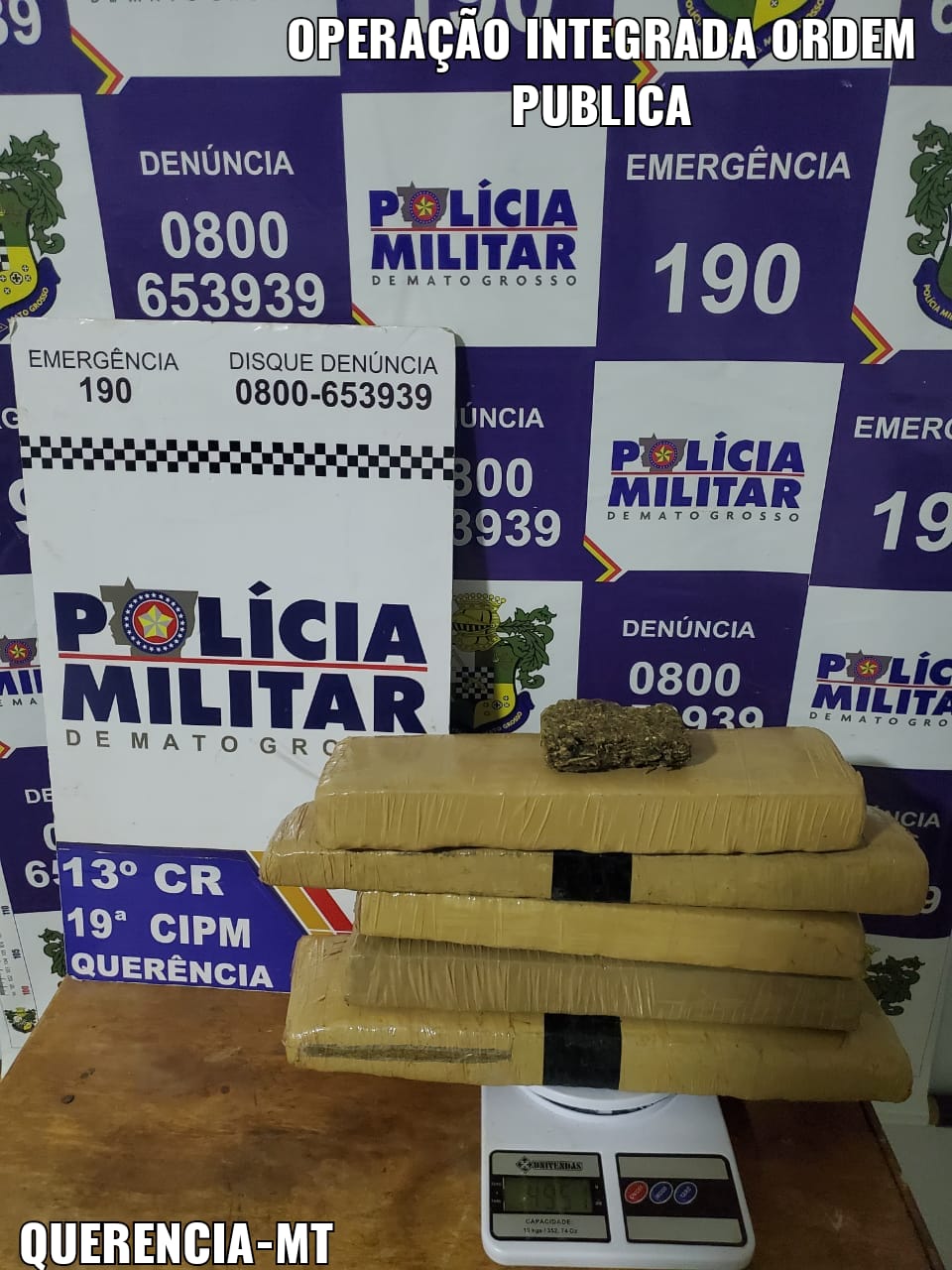 Photo of Querência- Drogas apreendidas em  Operação Integrada entre Polícia Militar de Querência e PM de Água Boa