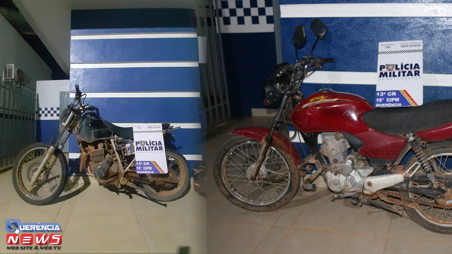 Photo of Querência – Duas motos são recuperadas e menores são apreendidos pela PM
