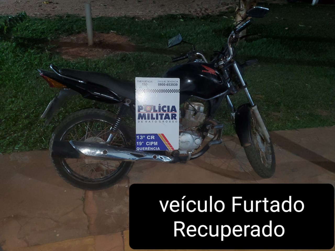 Photo of Querência – Em menos de 24 horas a Polícia Militar recupera segunda moto furtada