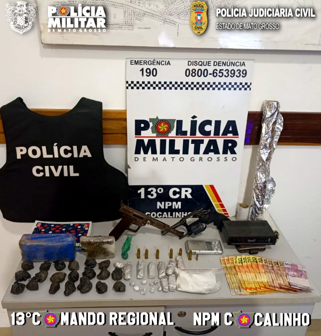 Photo of Polícia Militar e Civil de Cocalinho fecham cerco contra facção criminosa