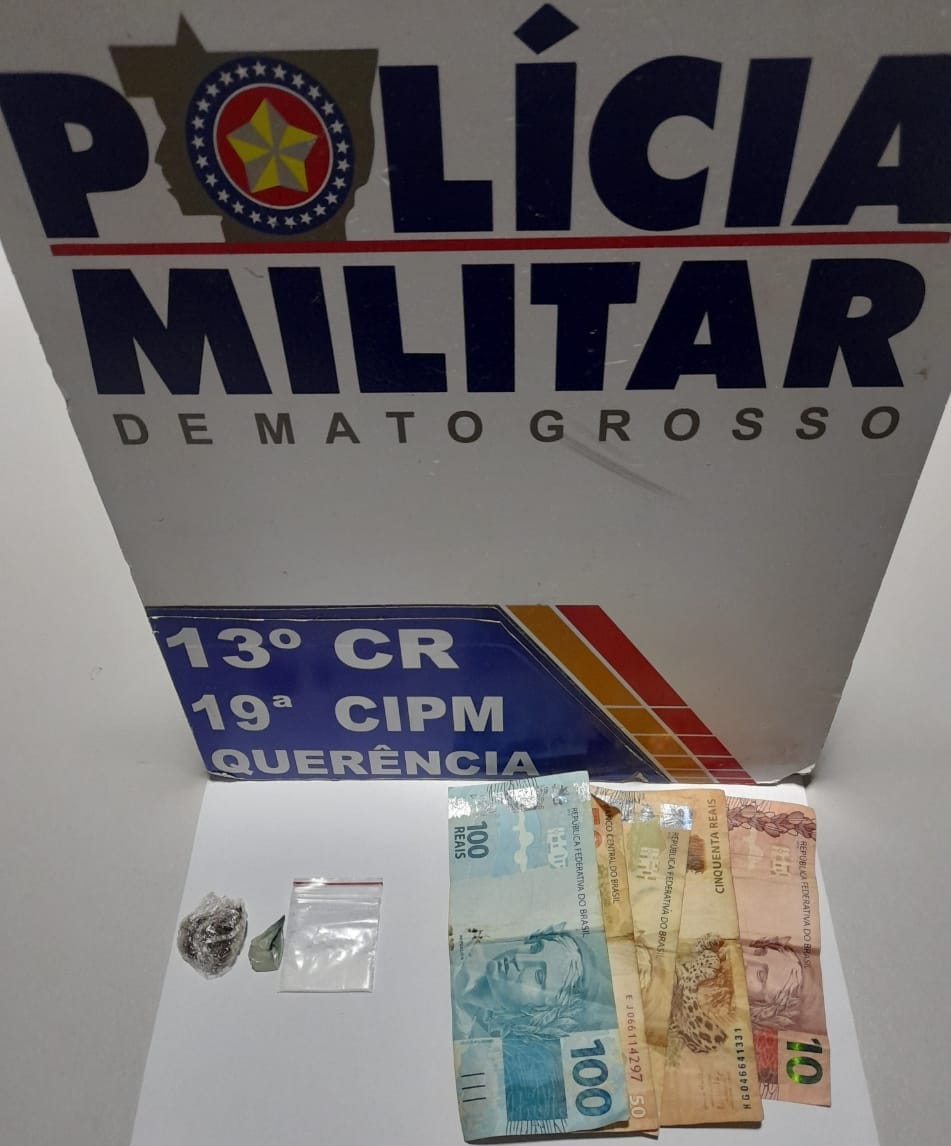 Photo of Querência- Ciclista é preso pela PM com porções de cocaína e maconha