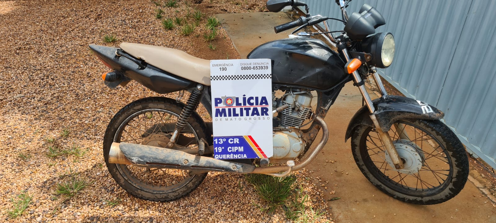 Photo of Querência – Moto roubada é recuperada Pela Polícia Militar
