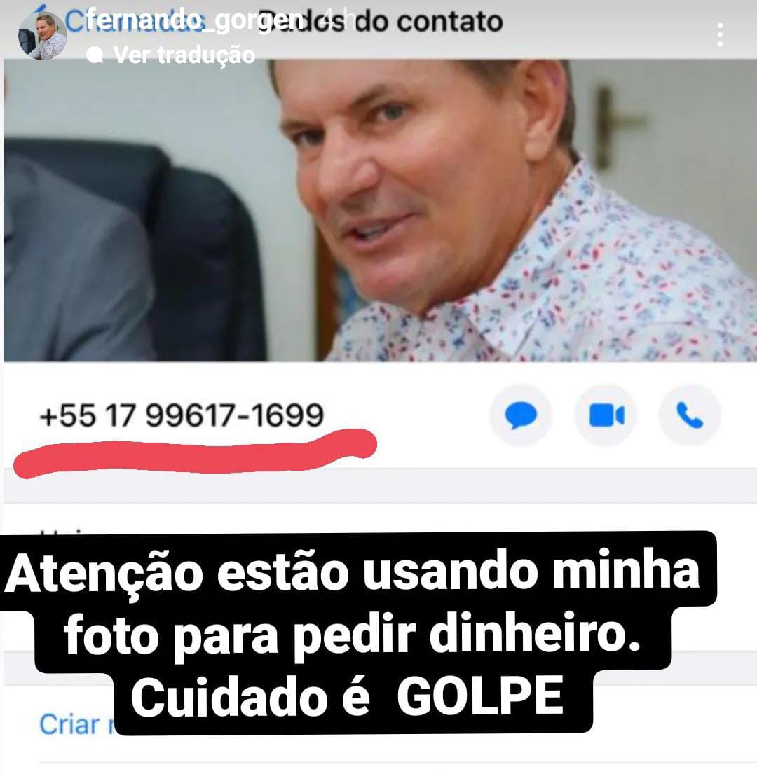 Photo of Querência- “Golpe em Whatsapp” Prefeito Fernando Gorgen faz alerta em sua rede social