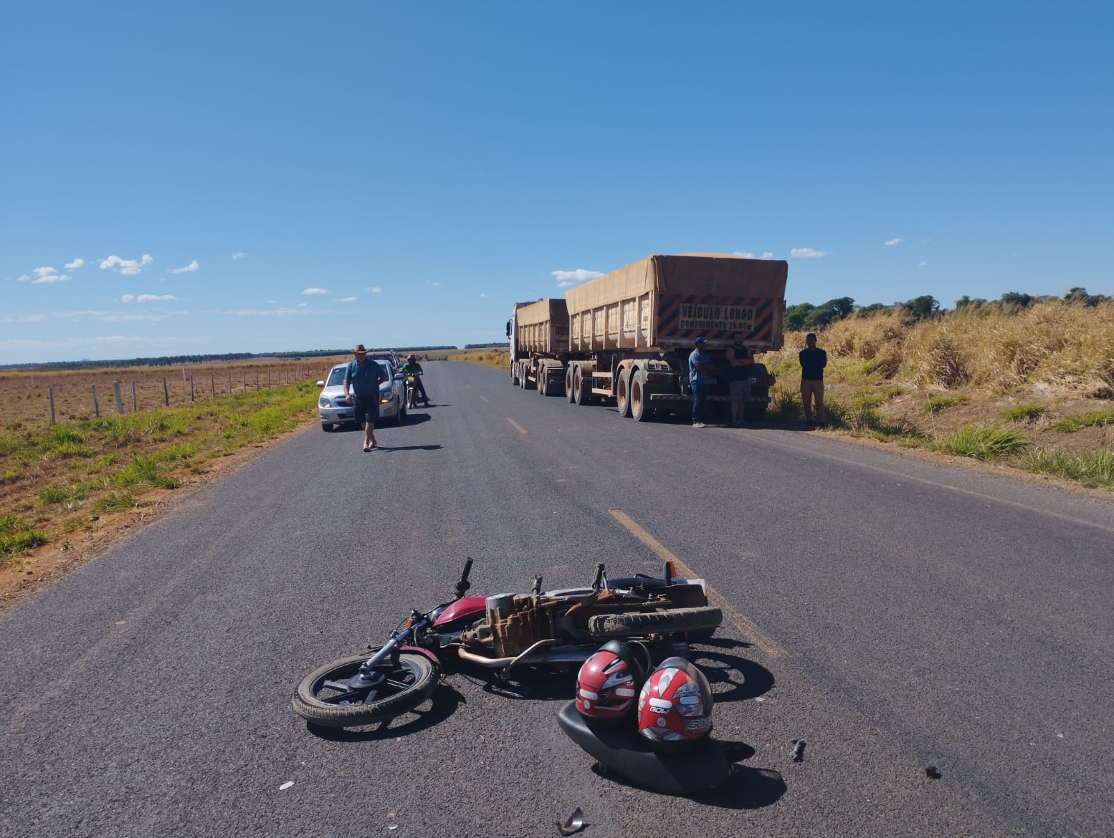 Photo of Querência- Acidente envolvendo caminhão e moto no Rodoanel deixa vítima ferida