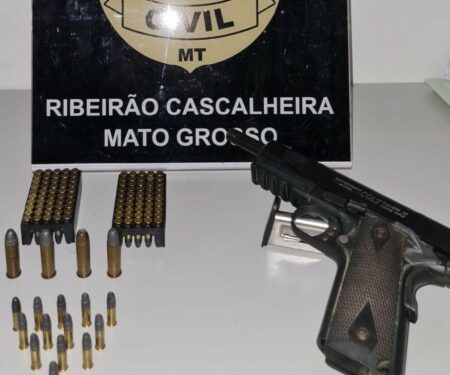 Photo of Bom Jesus do Araguaia -Polícia Civil prende secretário em flagrante por porte e posse de arma de fogo em Cascalheira