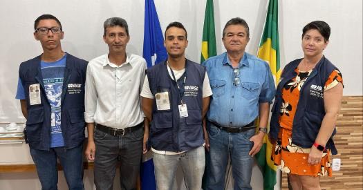 Photo of Censo 2022 é finalizado em Querência, agentes do IBGE visitaram poder executivo nesta quarta (29)