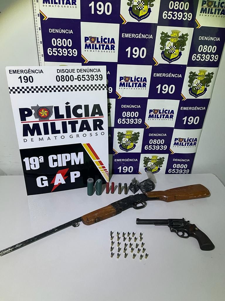 Photo of GAP da 19º CIPM de Querência Prende 2 suspeitos por Porte Ilegal de Arma de Fogo