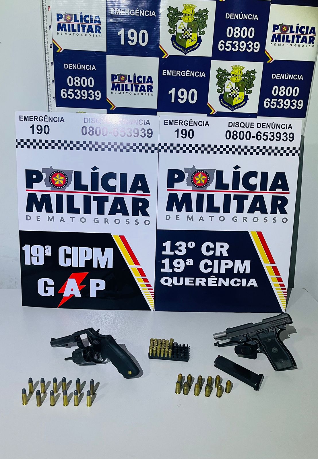 Photo of Policiais da 19º CIPM de Querência Prende 2 suspeitos por porte ilegal de arma de fogo e esbulho possessório