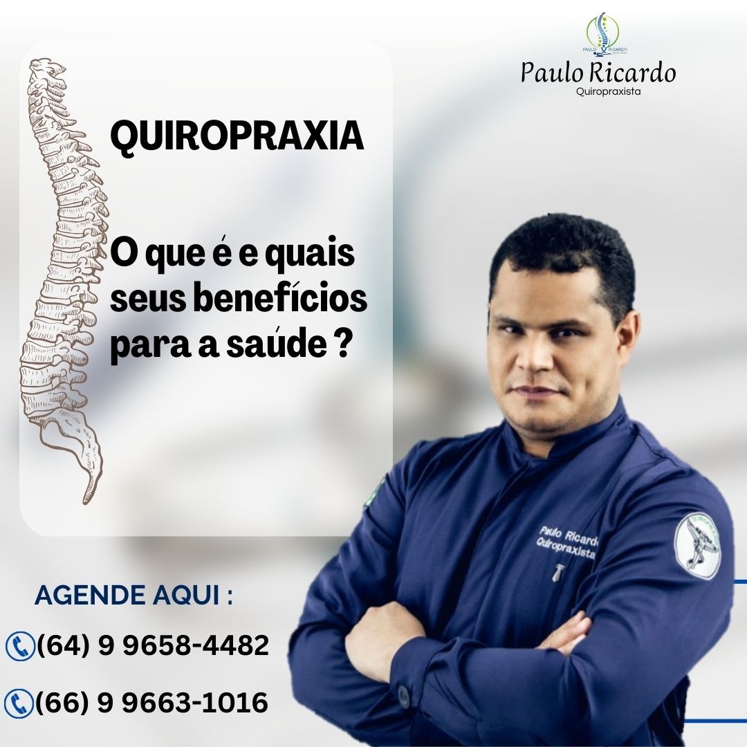 Photo of Saiba o que é Quiropraxia  com o Dr Paulo Ricardo