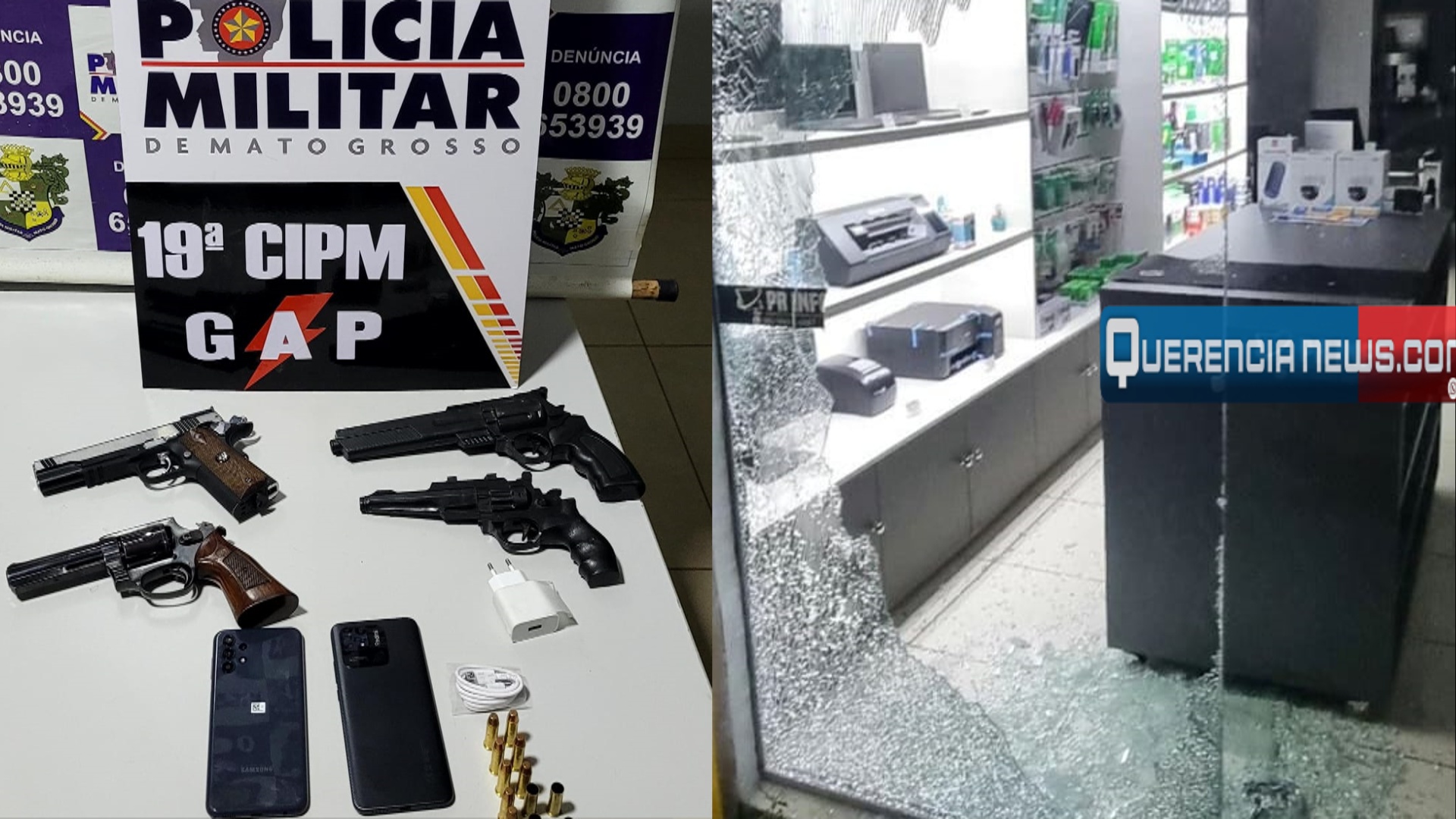 Photo of Querência- GAP prende ladrões que arrombaram loja de informática