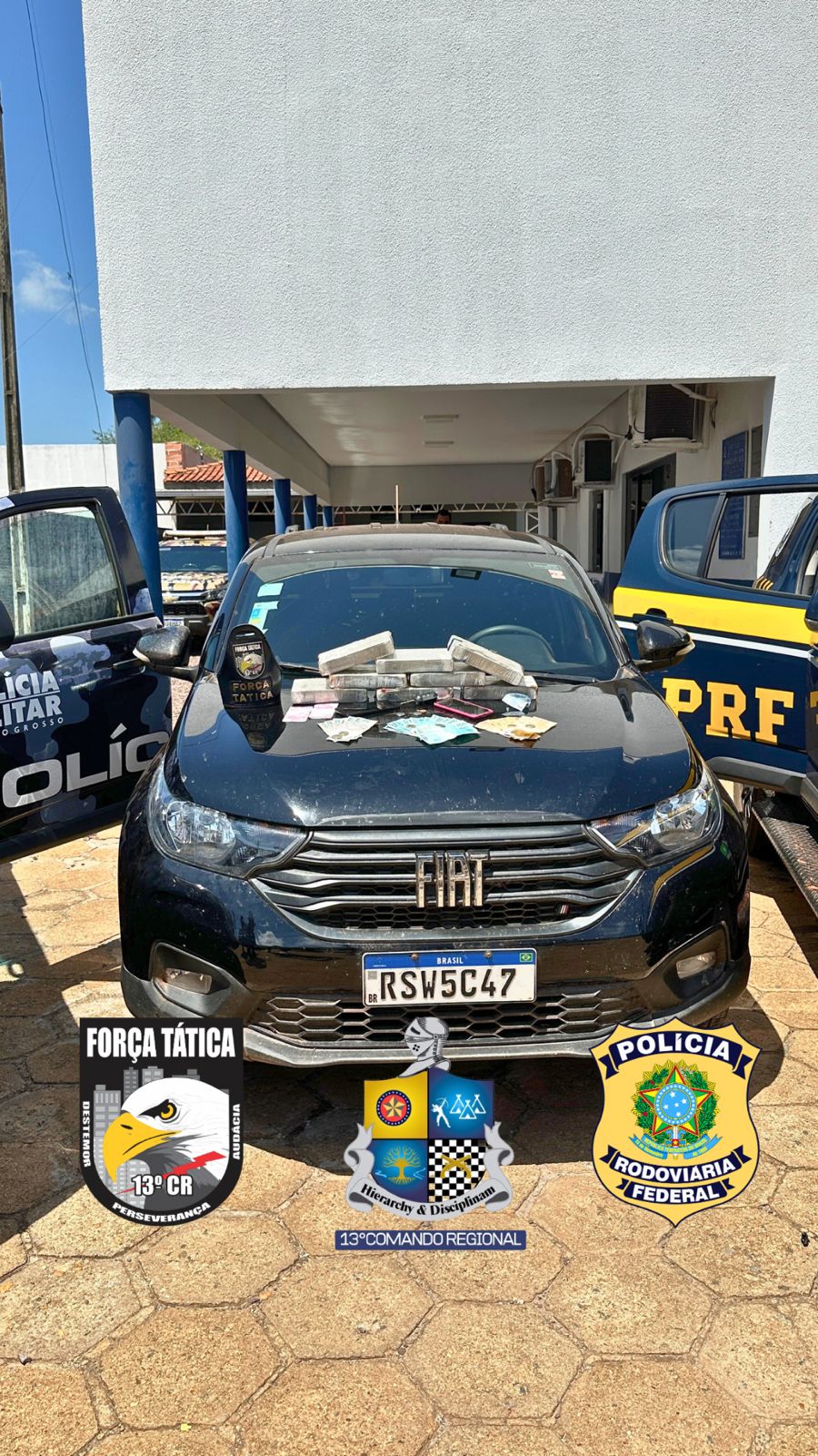 Photo of Ação integrada entre PM, PF e PRF apreende droga escondida em veículo no município de Canarana-MT