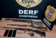 Photo of Polícia Civil deflagra operação para investigar suspeitos de possuírem armas de fogo de forma irregular em Confresa