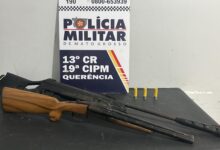 Photo of Homem é flagrado com espingarda após ameaçar genro de amigo em Querência