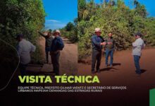 Photo of Visita técnica identifica pontos críticos em estradas rurais dos P.A. Coutinho União e São Manoel
