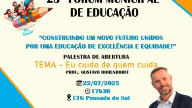 Photo of Fórum Municipal de Educação será realizado em Querência