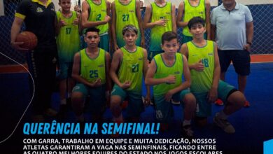 Photo of Equipe de Basquete Masculino B avança às semifinais dos Jogos Escolares Estaduais 2025