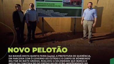 Photo of Novo Pelotão do Corpo de Bombeiros começa a ser construído em Querência