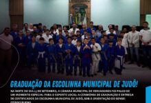Photo of Graduação da Escolinha Municipal de Judô reúne alunos e familiares em cerimônia solene
