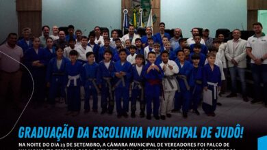 Photo of Graduação da Escolinha Municipal de Judô reúne alunos e familiares em cerimônia solene