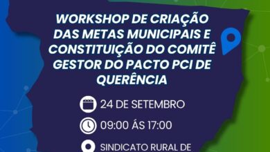 Photo of Querência sediará Workshop do Pacto PCI e formação do Comitê Gestor Municipal