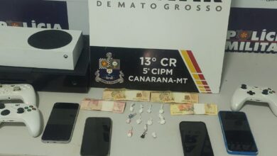 Photo of Três traficantes são detidos com cocaína e planta de maconha em Canarana