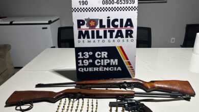 Photo of Armas são apreendidas e homem é conduzido após ocorrência de violência doméstica em Querência