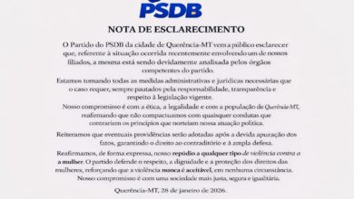 Photo of PSDB de Querência divulga nota sobre apuração interna envolvendo filiado
