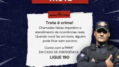 Photo of Trote é crime e pode colocar vidas em risco, alerta a Polícia Militar de Mato Grosso