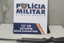 Photo of Polícia Militar prende homem por violência doméstica e posse ilegal de arma de fogo em Nova Xavantina
