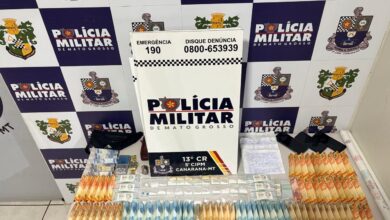Photo of Casal é preso por tráfico de drogas pela Polícia Militar em Canarana