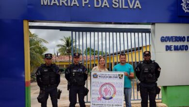 Photo of Policiais de Querência realizam palestras da Patrulha Maria da Penha em Bom Jesus do Araguaia