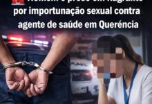 Photo of Homem é preso em flagrante por importunação sexual contra agente de saúde no Pingo D’Água em Querência