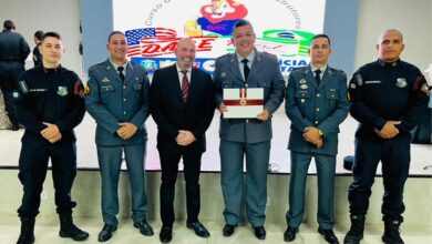 Photo of Policial militar de Ribeirão Cascalheira recebe Medalha Mérito PROERD em Cuiabá