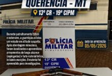 Photo of Polícia Militar apreende armas e munições após perseguição em Querência