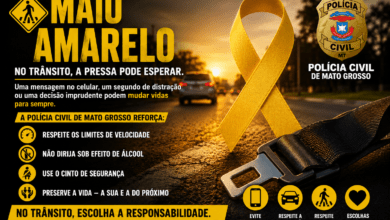 Photo of Maio Amarelo: Polícia Civil reforça conscientização para um trânsito mais seguro em Mato Grosso
