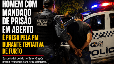 Photo of Homem com mandado de prisão em aberto é preso pela Polícia Militar durante tentativa de furto