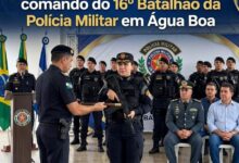 Photo of Major Thamires assume comando do 16º Batalhão da Polícia Militar em Água Boa