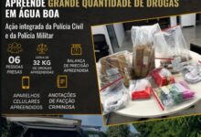 Photo of Polícia Civil desarticula ponto de armazenamento e distribuição de drogas e prende seis suspeitos em Água Boa
