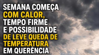 Photo of Semana começa com calor, tempo firme e possibilidade de leve queda de temperatura em Querência